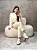 Tênis Feminino Nati Off-white/Bege em Couro - Imagem 8