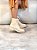 Coturno Feminino Kelly Off-white em Couro legítimo - Imagem 8