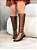 Bota Feminina Hanna Marrom Cano Alto - Imagem 3