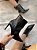 Bota Feminina Sasha Preta em Couro legítimo - Imagem 8