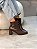 Bota Feminina Cátia Marrom em Couro legitimo - Imagem 1
