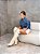 Bota Feminina Over Aline Off-White Camurça - Imagem 7