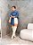 Bota Feminina Over Aline Off-White Camurça - Imagem 6