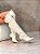 Bota Feminina Over Aline Off-White Camurça - Imagem 1