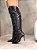 Bota Feminina Over Aline Preto Couro Legítimo - Imagem 8