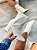 Bota Feminina Meire em Strech Off-white - Imagem 1