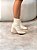 Bota Feminina Meire em Strech Off-white - Imagem 9
