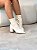 Bota Feminina Carina Off-white em Strech - Imagem 7