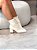Bota Feminina Carina Off-white em Strech - Imagem 5