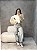 Bota Feminina Carina Off-white em Strech - Imagem 3