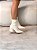 Bota Feminina Carina Off-white em Strech - Imagem 9