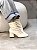 Bota Feminina Carina Off-white em Strech - Imagem 4