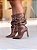 Bota Feminina Slouch Sheila Marrom - Imagem 4
