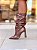 Bota Feminina Slouch Sheila Marrom - Imagem 7