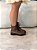 Coturno Feminino Evelyn Marrom em Couro legitimo - Imagem 9