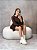 Coturno Feminino Rebeca Chelsea Off-White - Imagem 2