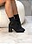 Bota Feminina Luana Preta em Meia - Imagem 3