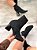 Bota Feminina Luana Preta em Meia - Imagem 3