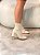 Bota Feminina Luana Off-White em Meia - Imagem 9