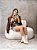 Bota Feminina Luana Off-White em Meia - Imagem 2