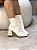 Bota Feminina Luana Off-White em Meia - Imagem 9