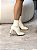 Bota Feminina Luana Off-White em Meia - Imagem 10