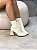 Bota Feminina Luana Off-White em Meia - Imagem 4