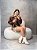 Bota Feminina Dani Off-White Cano curto - Imagem 7