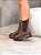 Coturno Feminino Chelsea Laura Marrom - Imagem 9
