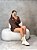 Coturno feminino Chelsea Laura Off-white - Imagem 4