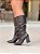 Bota Feminina Slouch Beatriz Marrom em Couro legitimo - Imagem 5