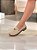 Mocassim Feminino Marina Nude Camurça em Couro legítimo - Imagem 1