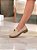 Mocassim Feminino Marina Nude Camurça em Couro legítimo - Imagem 3