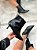 Bota Feminina Kandi Preta Cano curto em Couro legítimo - Imagem 3