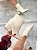 Bota Feminina Livia Off-White em Couro legítimo - Imagem 1