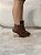 Bota Feminina Mayra Marrom Salto Arquitetônico - Imagem 8