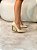 Scarpin Feminino Mayra Nude Salto Arquitetônico - Imagem 6