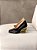 Scarpin Feminino Mayra Preto Salto Arquitetônico - Imagem 9