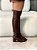 Bota Feminina Over Carina Marrom em Strech - Imagem 7