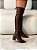 Bota Feminina Over Carina Marrom em Strech - Imagem 6