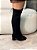 Bota Feminina Over Carina Preta Suede em Strech - Imagem 8