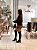 Bota Feminina Over Carina Preta Suede em Strech - Imagem 9