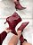 Bota Feminina Kandi Vinho Cano curto em Couro legítimo - Imagem 4