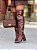Bota Feminina Natasha Over Marrom - Imagem 1