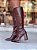 Bota Feminina Laís Marrom Cano Alto - Imagem 7