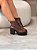 Bota Feminina Lorena 2 em 1 Marrom em Couro legítimo - Imagem 9
