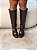 Bota Feminina Dani marrom Cano Alto - Imagem 5