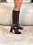 Bota Feminina Dani marrom Cano Alto - Imagem 1
