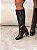 Bota Feminina Dani marrom Cano Alto - Imagem 9