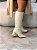 Bota Feminina Dani Off-white Cano Alto - Imagem 8